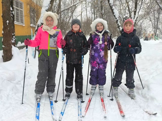 Лыжные гонки в начальной школе