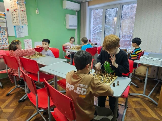 Шахматный турнир в начальной школе