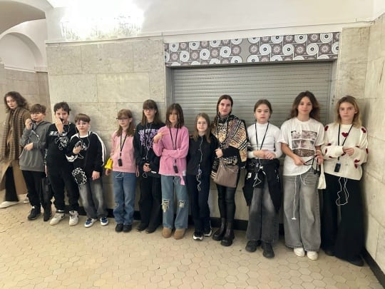 5Б класс в музее имени А.С. Пушкина