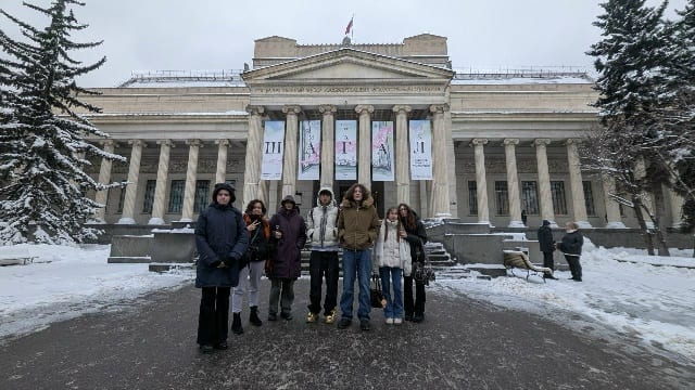 9А класс в Государственном музее изобразительных искусств имени А.С. Пушкина