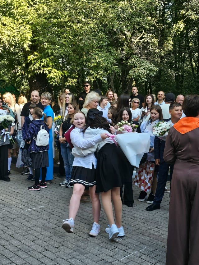 Торжественная линейка, посвященная началу нового учебного года